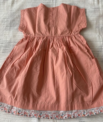 Vertbaudet Niñas Verano Algodón Vestido Reversible 8 Años - Imagen 5 de 9