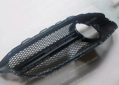 Gloss Black Grille 2019+ facelift Mercedes C s205 w205 c205 a205 AMG Single-fin - Picture 5 of 7