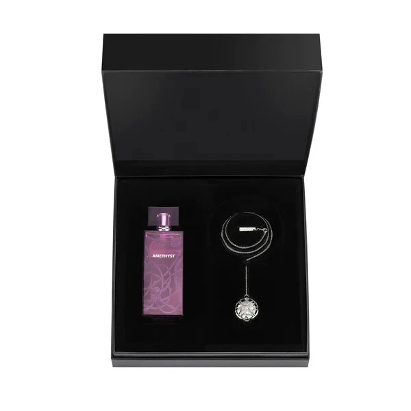 Juego de 2 piezas Lalique Amatista para mujer 3,3 fl. oz eau de parfum + collar Foto 3 de 4