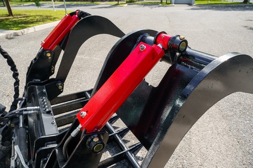 Grapple Bucket 78", Extreme Duty Attachment for Case Skid Steer Loaders - Picture 2 of 24