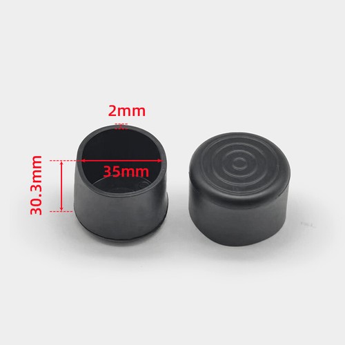 Rund PVC Vinyl Gummi Fusskappen Fussstopfen Stuhlfüsse Stuhlkappen Versch Farben - Bild 50 von 69