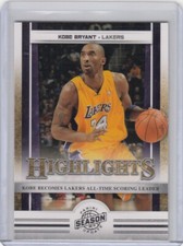 2009 Panini Season Update Highlights Basketball Card #1 Kobe Bryant Lakers NM-Mt