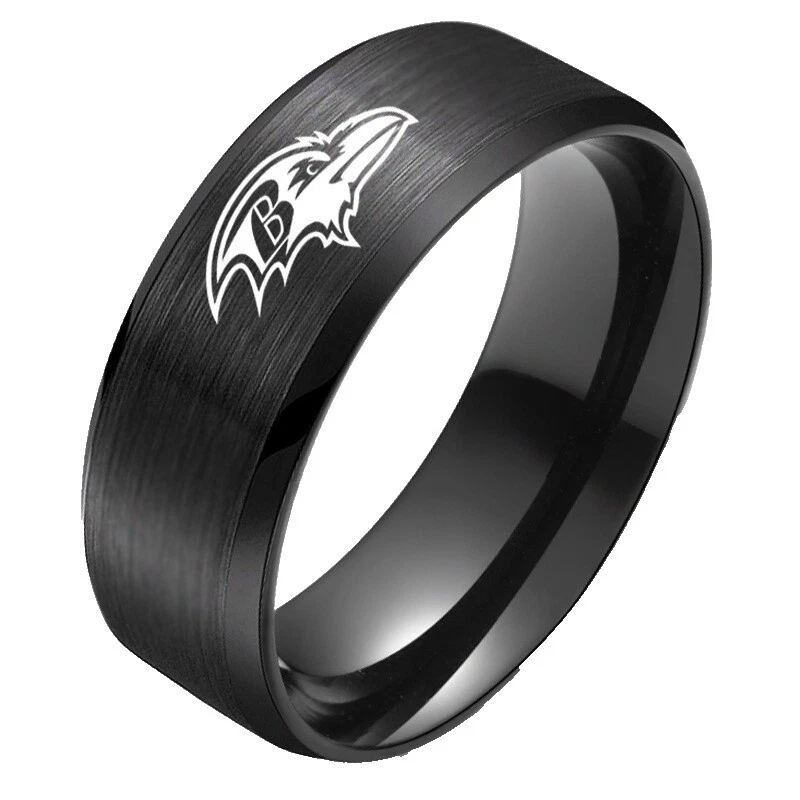 Anillos de moda banda de acero inoxidable de Deportes