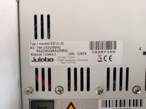 Julabo ED (v.2) Digitales Umwälzthermostat Tauchumwälzpumpe Thermostat 20-100 °C - Picture 6 of 6