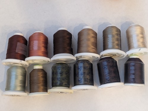 LOT 46 EMBROIDERY RAYON THREADS 1100 YDS SPOOLS ROBINSON - ANTON & SULKY VISCOSE - Picture 20 of 21