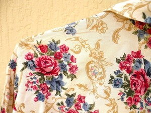 VTG-RED-ROSES-SUMMER-90S-L-XL-R-OVERSIZED-M-FLORAL-BOUQUET-SHIRT-WOMEN-BLOUSE