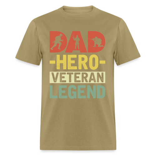 Dad Hero Veteran Legend T-Shirt - Picture 22 of 38