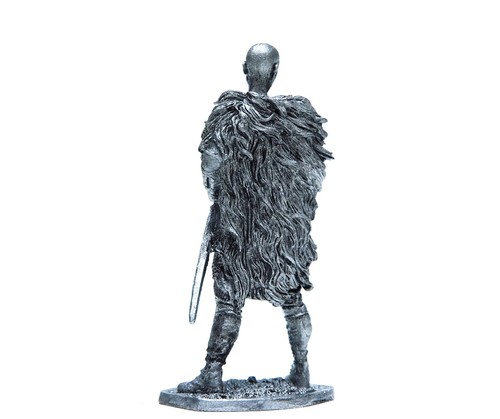 Vikingos de estaño 54 mm. Miniatura histórica de peltre escala 1:32 Saxon Warrior 400 A.C. - Imagen 4 de 5