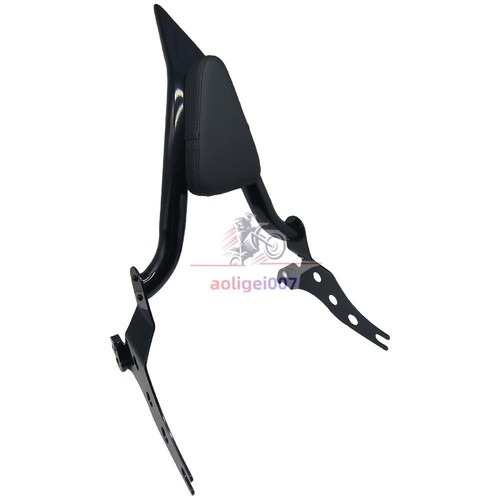 Black Sissy Bar Backrest Set For Harley Softail Breakout Fat Boy 2018-2023 21 22 - Picture 6 of 14
