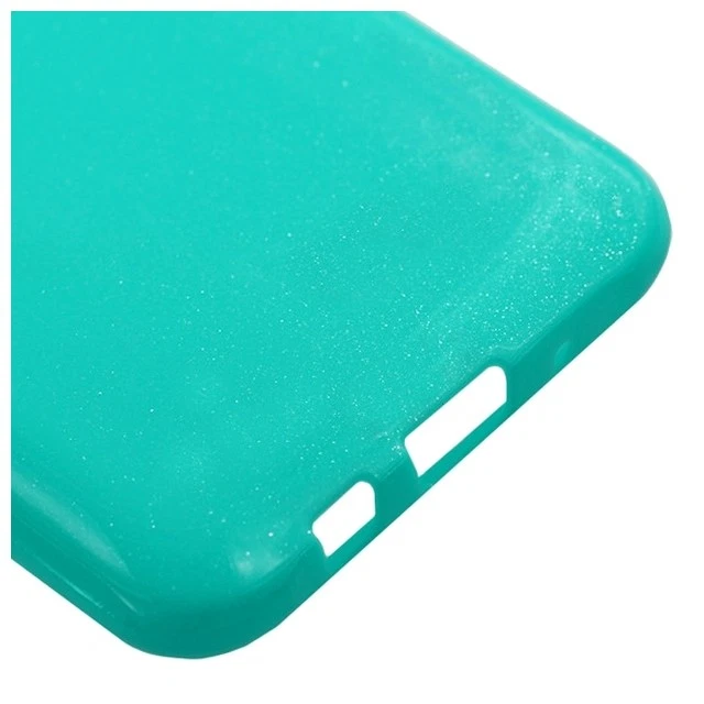 CUSTODIA SILICONE BACK CASE FLUO COVER GEL GLITTER HTC DESIRE 530 VERDE ACQUA - Immagine 4 di 4
