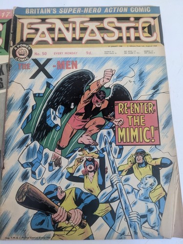 FANTASTISCHE & TOLLE Comics - Nr. 78 + 50 - Datum 10.08.1968 - UK Power Bundle - Bild 9 von 12