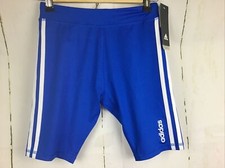 Adidas Girl’s Climalite Bright Blue Bicycle Shorts Sz. L(14) Style AH4298
