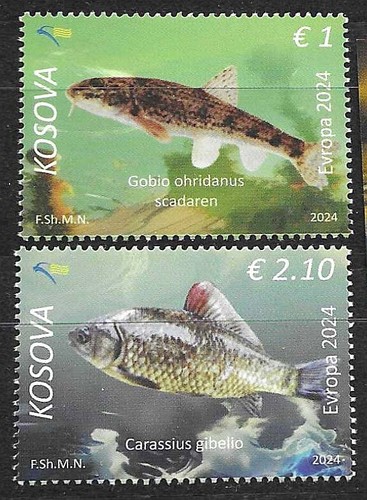 KOS 2024 EUROPA CEPT, KOSOVO. 2v, MNH