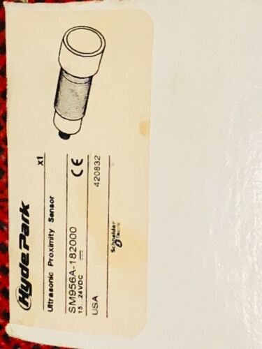 Hyde Park SM956A-182000 Ultrasonic Proximity Sensor 15-24VDC SM956A182000 - Picture 5 of 12