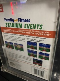 Stadium Events Nintendo NES PAL WATA Graded 7.5