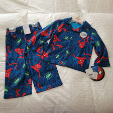 NWT Marvel Spiderman Button up Boy's 2 Pc. Pajama Set Sz. 2T NEW