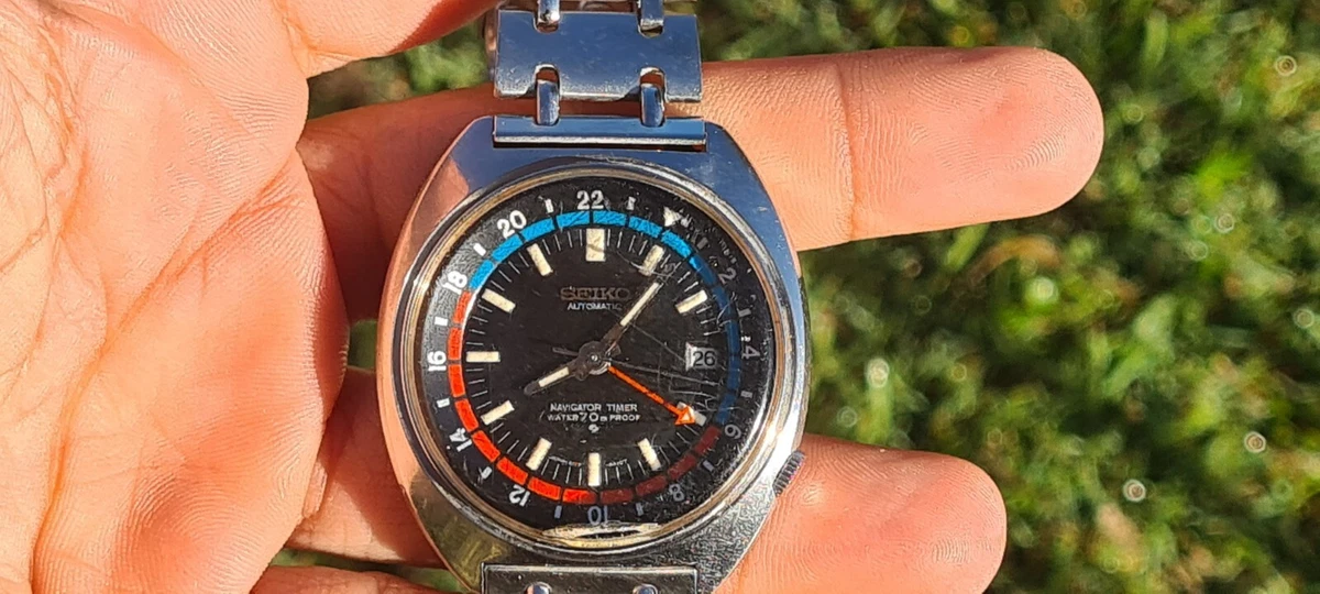 Seiko navigator cheap timer gmt
