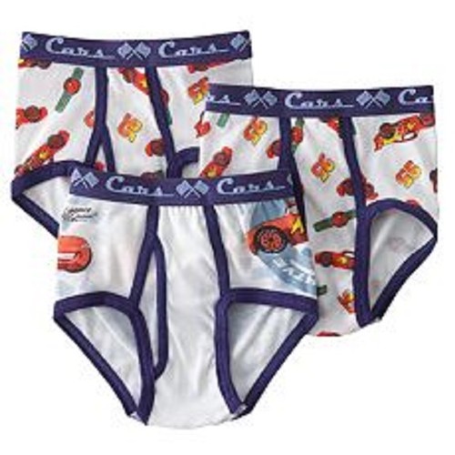 Hanes Disney Cars Lightning McQueen Underwear Briefs Size 4 NEW NIP 3 pack - Picture 3 of 3