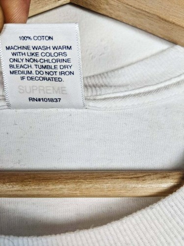 Supreme T-Shirt Supreme Who The F***k Tee SS19 - Bild 4 von 5