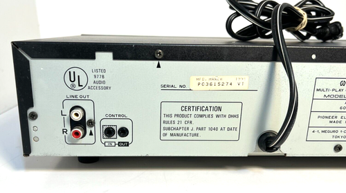 Pioneer PD-M403 6 Disc Magazine CD Changer Player Compact Disc Tested Working - Picture 6 of 7