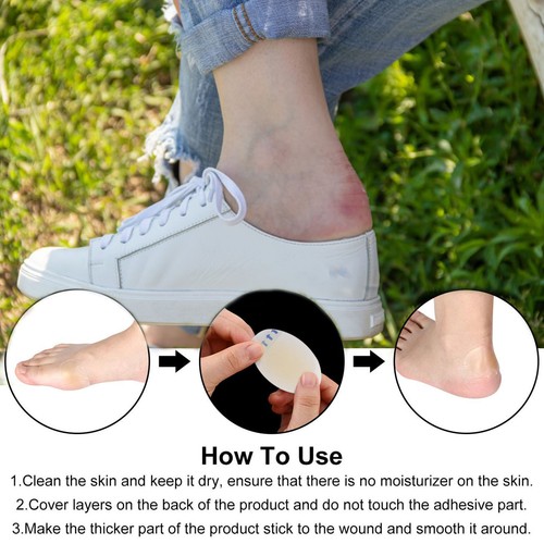 10 Pcs Gel Blister Bandages Soft Blister Bandaids Pads Gel Blister Cushions - Picture 7 of 14