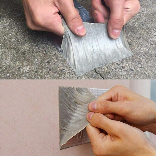 Nastro Butilico Sigillante Autoadesivo 100mm x 5Mt Ripara e Sigilla per edilizia - Imagen 2 de 12