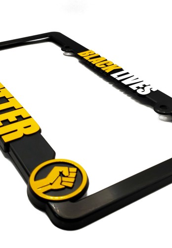 Black Lives Matter 3D Raised License Plate Frame - Picture 4 of 4