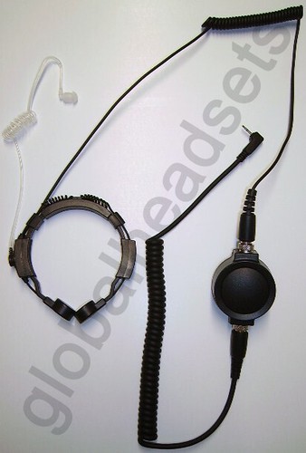 Tactical Heavy Duty Throat Microphone for Motorola Spirit GT + Talk about - Picture 2 of 4