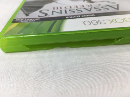 ASSASSIN'S CREED III 3 XBOX 360 TARGET EDITION + MANUALE UBISOFT COMPLETO TESTATO! - Foto 5 di 8