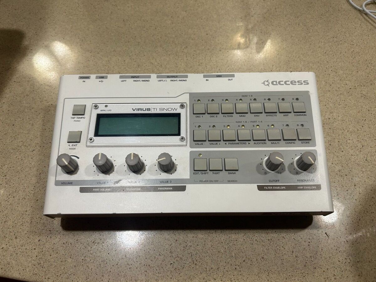 Access Virus TI Snow Desktop Digital Synthesizer. | eBay Access Virus TI Snow Desktop Digital Synthesizer. | eBay
