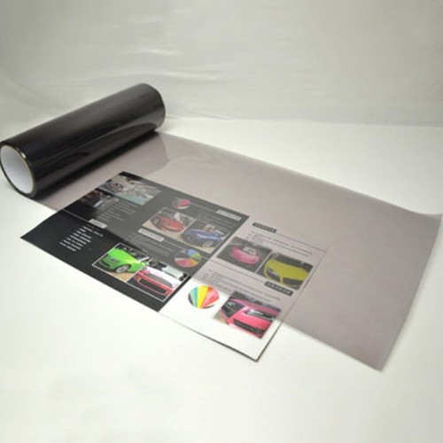 30 X100cm Brillant Léger PVC Noir Film Voiture Fumée Phare Feu Arrière Teinté - Picture 2 of 11