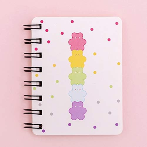 Small Spiral Notebook, 4 Pcs 3.14 Inch X 4.13 Inch 4 Style Design Thick Hardcove - Picture 9 of 12