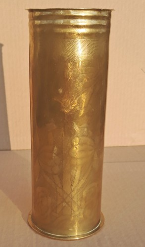 Trench Art Vase Big Artillery German WWI Shell 1917 - Picture 3 of 13