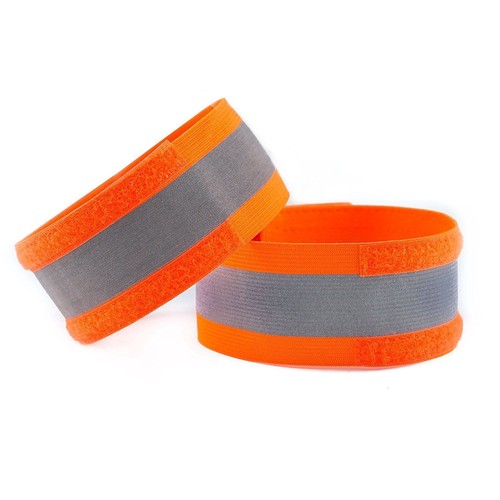 4 Pcs RK High Visibility Reflective Bands for Running, Biking,Wrist Bands, OR/LM - Picture 15 of 17