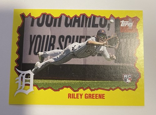 2023 Topps TBT #112 Riley Greene Throwback jeudi 1990 Robocop 2 RC PR:852