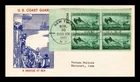 Dr Jim Stamps United States Coast Guard Plate Block First Day Cover McIntyre