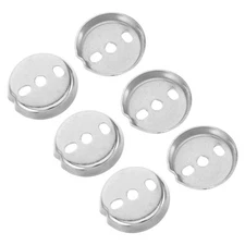 6pcs Stainless Steel Towel Bar Mounting Parts With Screws For Bathroom Fixtures