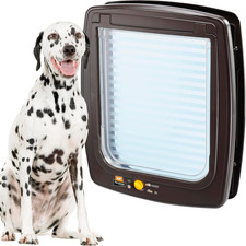Ferplast Hundeklappe Für Große Hunde, Katzenklappe, Haustiertür, 4-Wege Steuerba