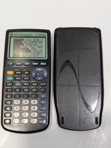 Cubierta de calculadora gráfica en muy buen estado Texas Instruments TI-83 Plus TI 83 TI83 PROBADA - Imagen 1 de 5