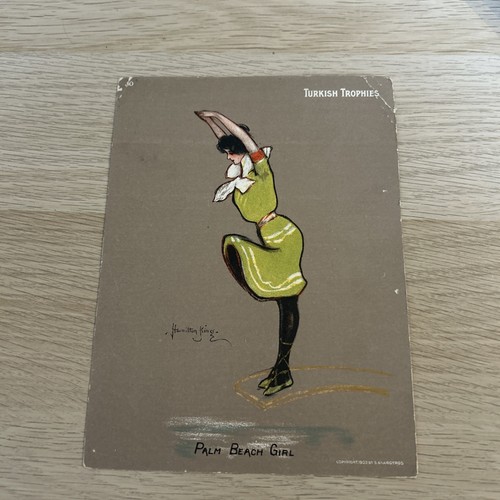 HAMILTON KING GIRLS ILLUSTRATION ART FLAPPER PALM BEACH GIRL SWIMSUIT DIVING - Afbeelding 1 van 6