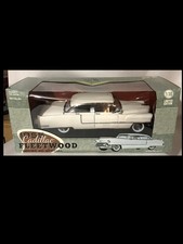 1955 Cadillac Fleetwood WHITE 1:18 12936