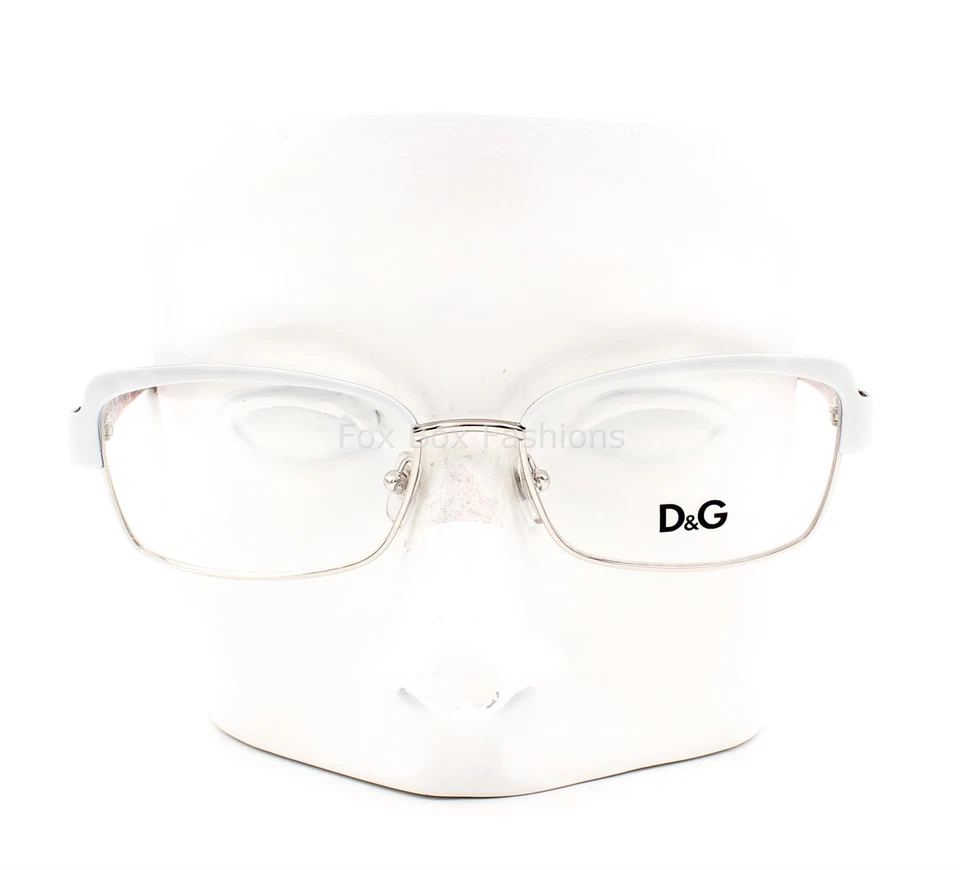 Dolce Gabbana D&G 5102 1104 Monturas Anteojos Gafas Blanco 51-16-135 con Estuche Foto 3 de 4