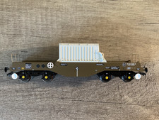 Bachmann 38-345A OO Gauge FNA Nuclear Flask Wagon Flat Floor Boxed