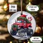 Personalized Monster Truck Ornament Ornament For Boys Add Any Name Keepsake
