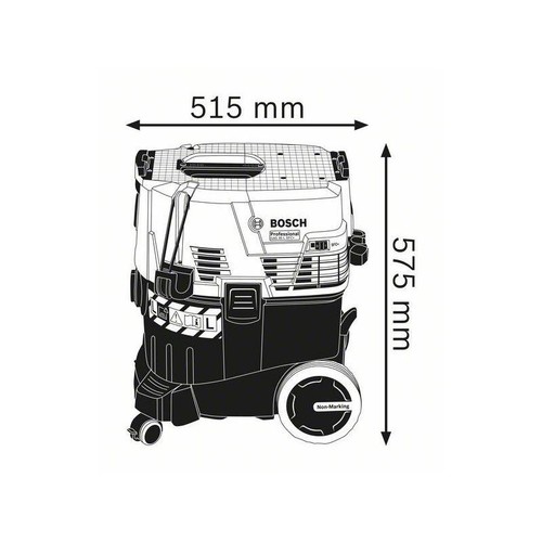 Bosch GAS 35 L SFC+ Professional schwarz, blau 1200 W - Bild 4 von 4