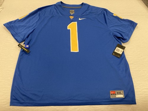 Nike Men's 3XL Pitt Panthers #1 Blue Untouchable Game Football Jersey New w/Tags - Picture 2 of 12