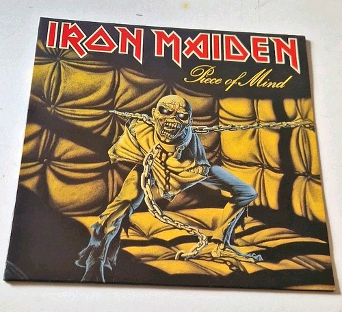IRON MAIDEN~~PIECE OF MIND ~~1983~~WITH MERCH SHEET~~EMI RECORDS
