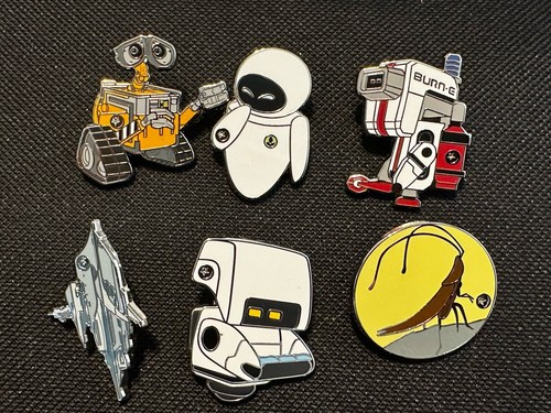 Disney Pixar Wall-E Hidden Mickey Hidden Disney 7 Pin Set 2024 Full Set Chaser - Picture 2 of 4