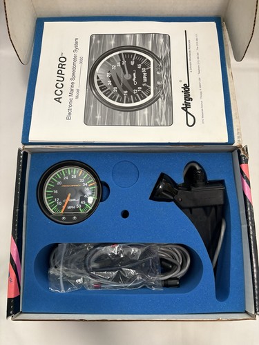 Velocímetro Accupro Airguide 5-50 MPH Completo De Colección Modelo 3050 Nuevo En Caja - Imagen 1 de 4