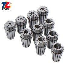 ER16 Collet Set 10 Pack for CNC Micro Machining 3/32-3/8 Inch 0.0002"